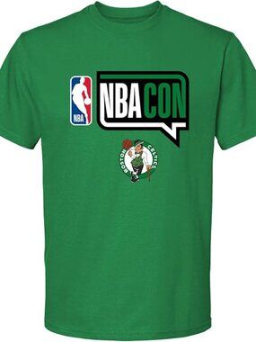 NWT NBA Con Men's Boston Celtics Team Logo Short Sleeve T‑Shirt - Size 2XL